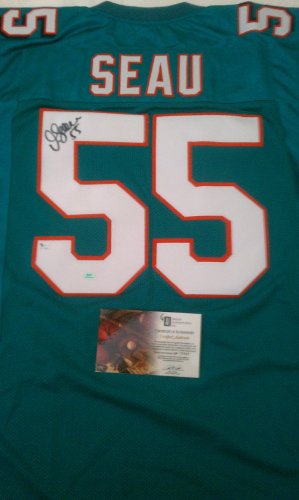 Junior Seau Signed Miami Dolphins Jersey