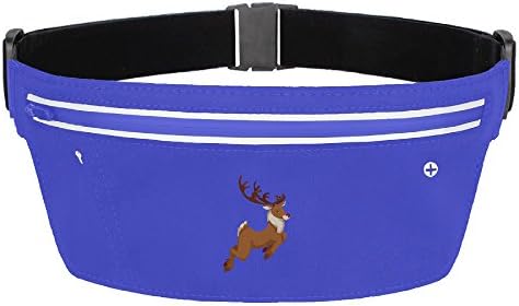 Christmas Rudolph Running Security Pocket RoyalBlue