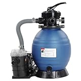 2400 Gallons Per Hour Swimming Pool Pump and 13" Sand Filter