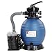 2400 Gallons Per Hour Swimming Pool Pump and 13″ Sand Filter