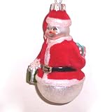 Department 56 Vintage Santa Suit Snowman Ornament