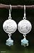 Opal earrings, 'Inca Memory'