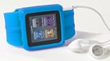 Silicone Protective Wrist Watch Band for Apple iPod Nano (6th Gen.) – Azure