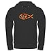 Jesus Fish Chinese Christian Hoodie dark by CafePress