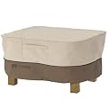 Classic Accessories Veranda Rectangular Ottoman/Side Table Cover