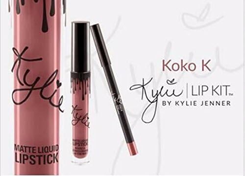 Long Lasting Makeup Cosmetic Liquid Lasting Lipstick Matte Kylie Jenner Lip Kit (KOKO K)