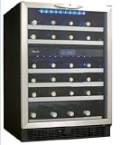 Danby DWC516BLS 51BTL B/I WINECLR DUALZONE W/G, !