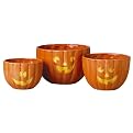 Jack O Lantern Prep Bowl Set of 3 - 12 oz., 23 oz., 37 oz.