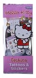 HELLO KITTY ~ FASHION TATTOOS & STICKERS 1 PACK