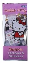 HELLO KITTY ~ FASHION TATTOOS & STICKERS 1 PACK