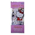 HELLO KITTY ~ FASHION TATTOOS & STICKERS 1 PACK