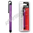 Apple iPhone, iPod Touch iTouch Stylus Pen CLIP (Purple Body, Black Ends)