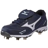 Mizuno Men's 9-Spike Vintage G6 Low Baseball Cleat,Royal/White,10 M US