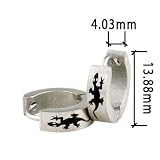 Spacer Animal Stainless Steel Mens Hoop Earrings 41fFPeXsISL. SL160 Spacer Animal Stainless Steel Mens Hoop Earrings