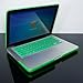TopCase Spring Green Rubberized Satin Hard Case Cover for Macbook Pro 13-inch 13 Inch (A1278/with or without Thunderbolt) -NOT for retina display- with TopCase Mouse Pad