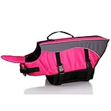 Pet Dog Water Safety Life Vest Jacket Swimming Safety Floatation Guardian Gear Rosy S
