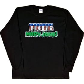 Mens Long-Sleeve T-Shirt : FREE MARY JANE