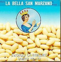 La Bella San Marzano - Fagioli Cannellini [White Kidney Beans], (4)- 14 oz. Cans by La Bella San Marzano