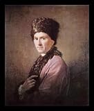 Allan Ramsay (Portrait of Jean-Jacques Rousseau) Gold Wood-Mounted Art Poster Print - 11