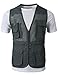 H2H Mens Casual Work Utility Hunting Travels Sports Mesh Vest With Pockets