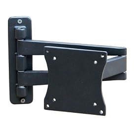 VideoSecu Mounts ML12B Flat Panel LCD Monitor TV VESA 75/100 Wall Mount Black