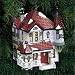 Department 56 Snow Village Queen Anne Victorian Ornament