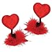Heart Hair Clips   (2/Pkg)
