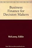 Business finance for decision makers