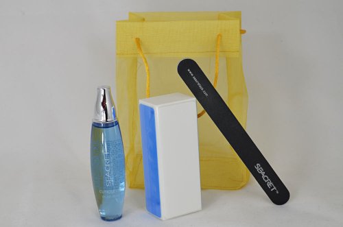 Seacret Nail Gift Set 1x Buffer + 1x Cuticle Oil + 1x File + Gift Bag