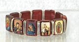 Madonna Color Wood Religious Bracelet Trendy