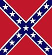 Rebel Confederate Military Flag Cotton Bandanna 22" x 22"