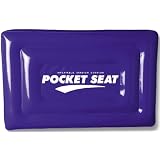 PocketSeat Inflatable Stadium Seat Cushion 9x13 Purple
