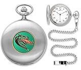 IMAGE OF Alabama Birmingham UAB NCAA Silver Pocket Watch