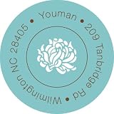 Bouquet Tradewinds Round Envelope Seals