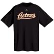 Houston Astros Official Wordmark Short Sleeve T-Shirt, Black