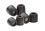 Comply TX-500 Series Foam Tips (Black, 3 Pairs, S/M/L)