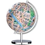 Globe Paris Map & Book Famous Sights
