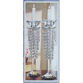 Barcelona Crystal Candle Holder By Shannon by 