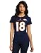 NFL Womens Peyton Manning Fair Catch IV Womens Short Sleeve Crew Neck Tee (Athletic Navy, M)