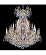 Schonbek 2774-42 Versailles 25 Light Large Foyer Chandelier in Natural Rust with Clear Handcut crystal