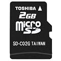 ���� TOSHIBA microSD 2GB �i���s�A���i �p�b�P�[�W�i�j