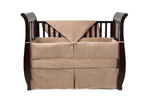 American Baby Company Organic Cotton 4-Piece Crib Set, Mocha