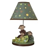 Bedtime Originals Curly Tails Lamp with Shade and Bulb