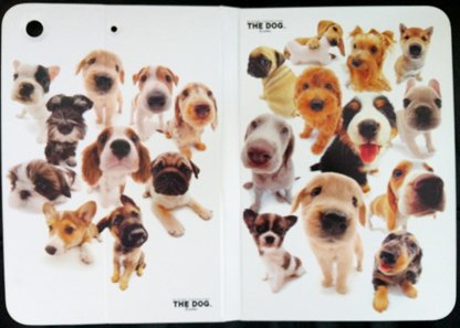 The Dog iPad mini Folio w/ stand function Dog Group Folio w/ stand【iPad mini 対応ケース】