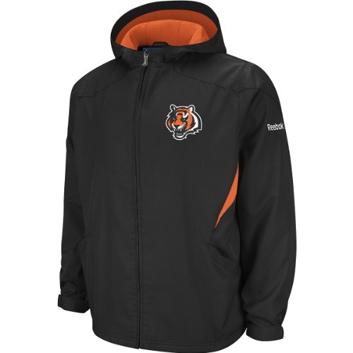 Reebok Cincinnati Bengals Youth Sideline Momentum Midweight Jacket Large