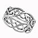 Sterling Silver Celtic Woven Band Ring