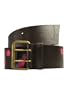 DESIGUAL Damen Designer Peau Ceinture -WIDE BELT TROQUELADO -85