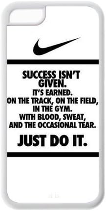 NIKE QUOTE JUST DO IT Top TPU iPhone 5C Case from Good luck to