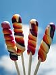 Caring Candies Rainbow Spiralz Lollipops - 4 Pack