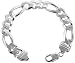 Sterling Silver 13 mm (1/2 inch) Heavy Figaro Chain, Nickel Free, . All sizes available